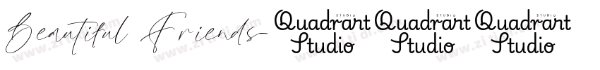 Beautiful Friends字体转换